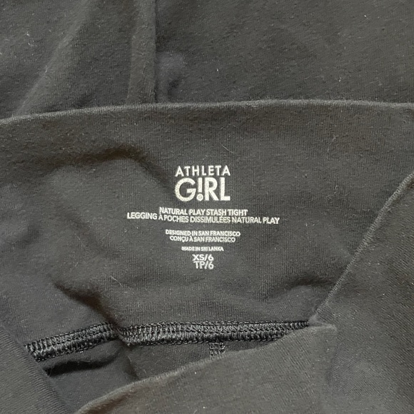 Athleta Girl Black Leggings (size XS/6) - Picture 6 of 6
